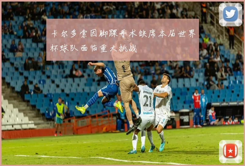 卡尔多索因脚踝手术缺席本届世界杯球队面临重大挑战